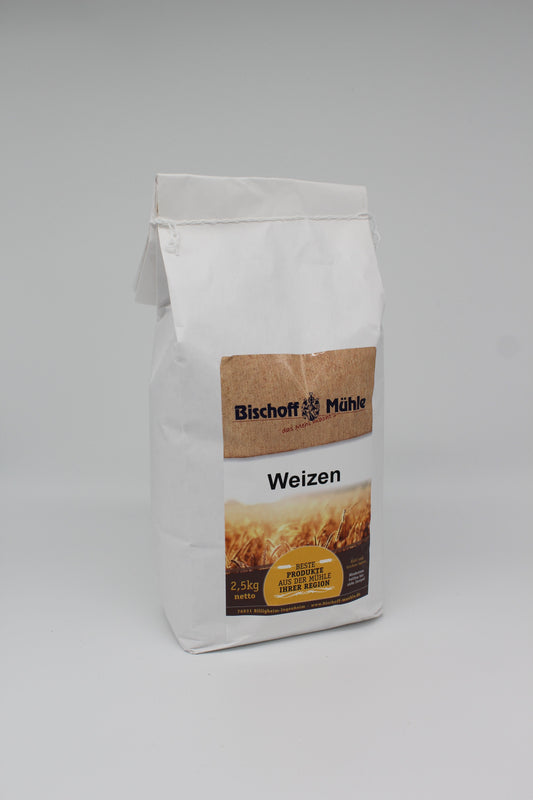 Weizenkörner gereinigt