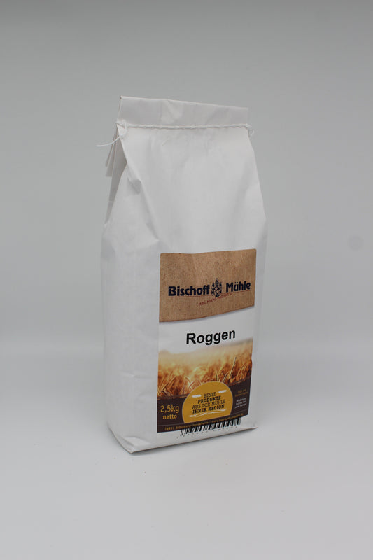 Roggenkörner gereinigt