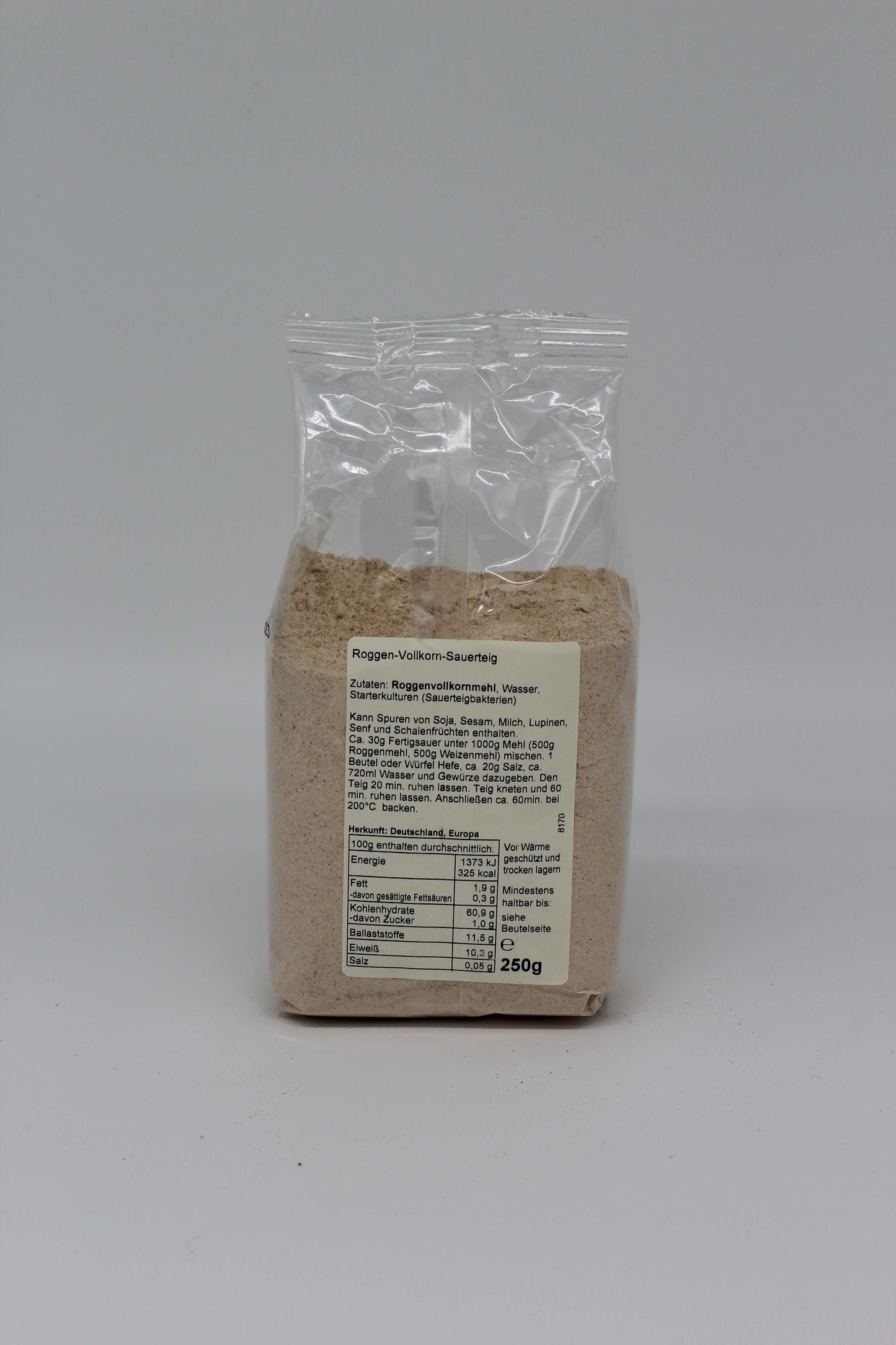 Roggenvollkorn Sauerteig Pulver