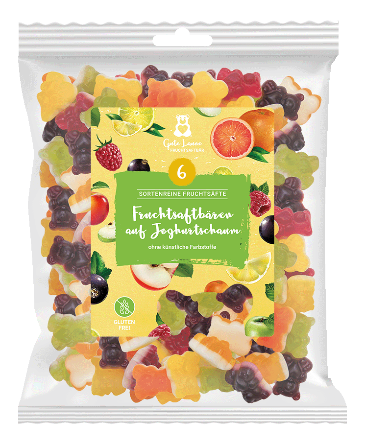 Fruchtsaftbären auf Joghurtschaum 500g