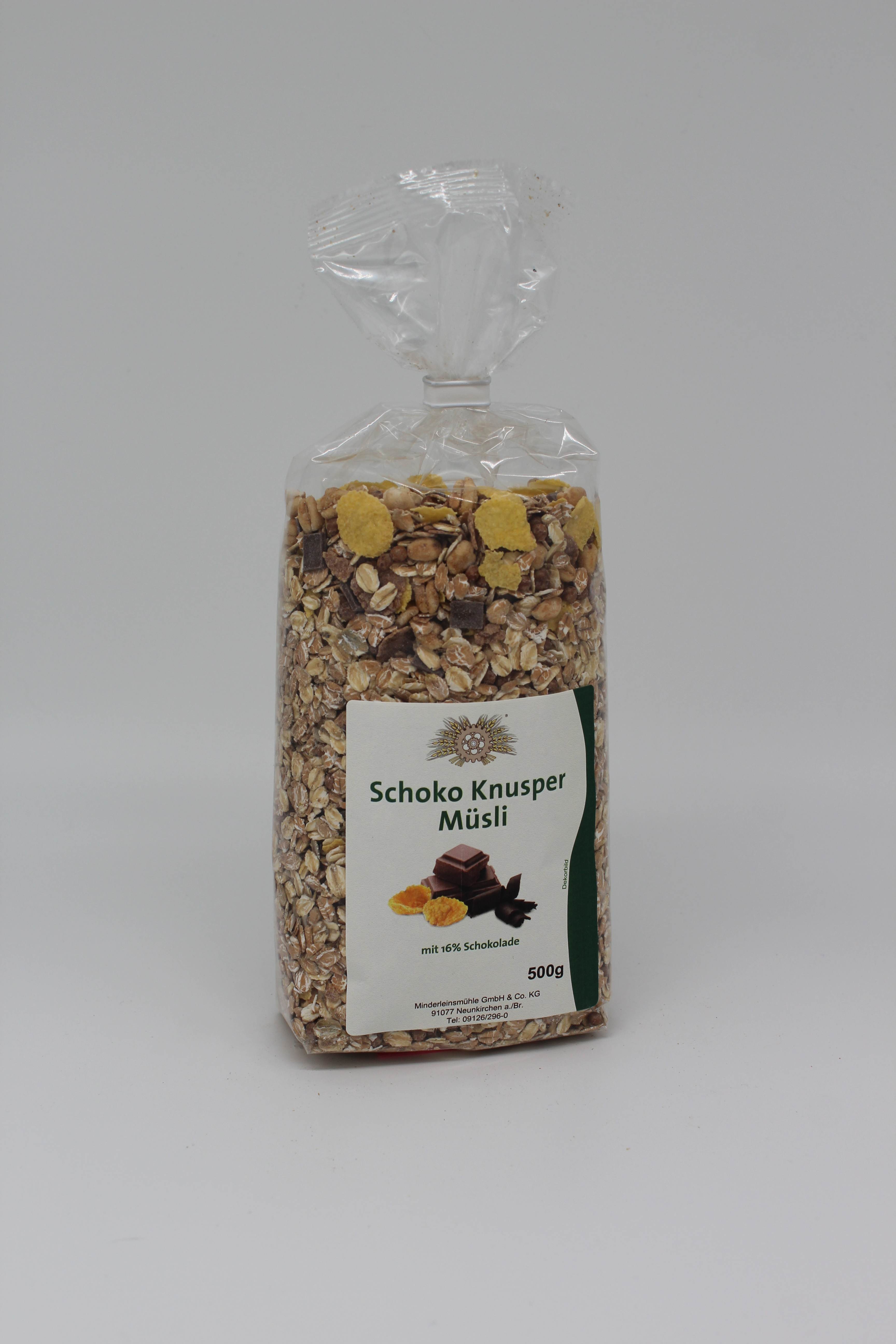 Schoko-Knusper-Müsli 500 g – Mehlothek Schoko-Knusper-Müsli 500 g – Mehlothek