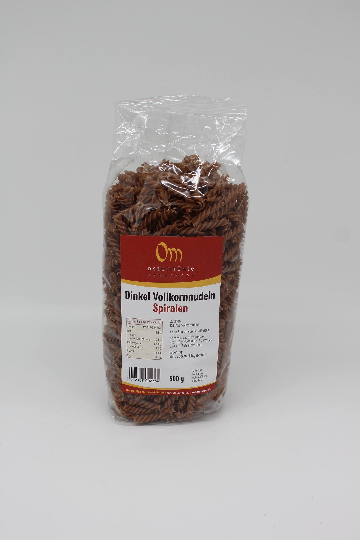 Dinkelvollkornnudeln 500g