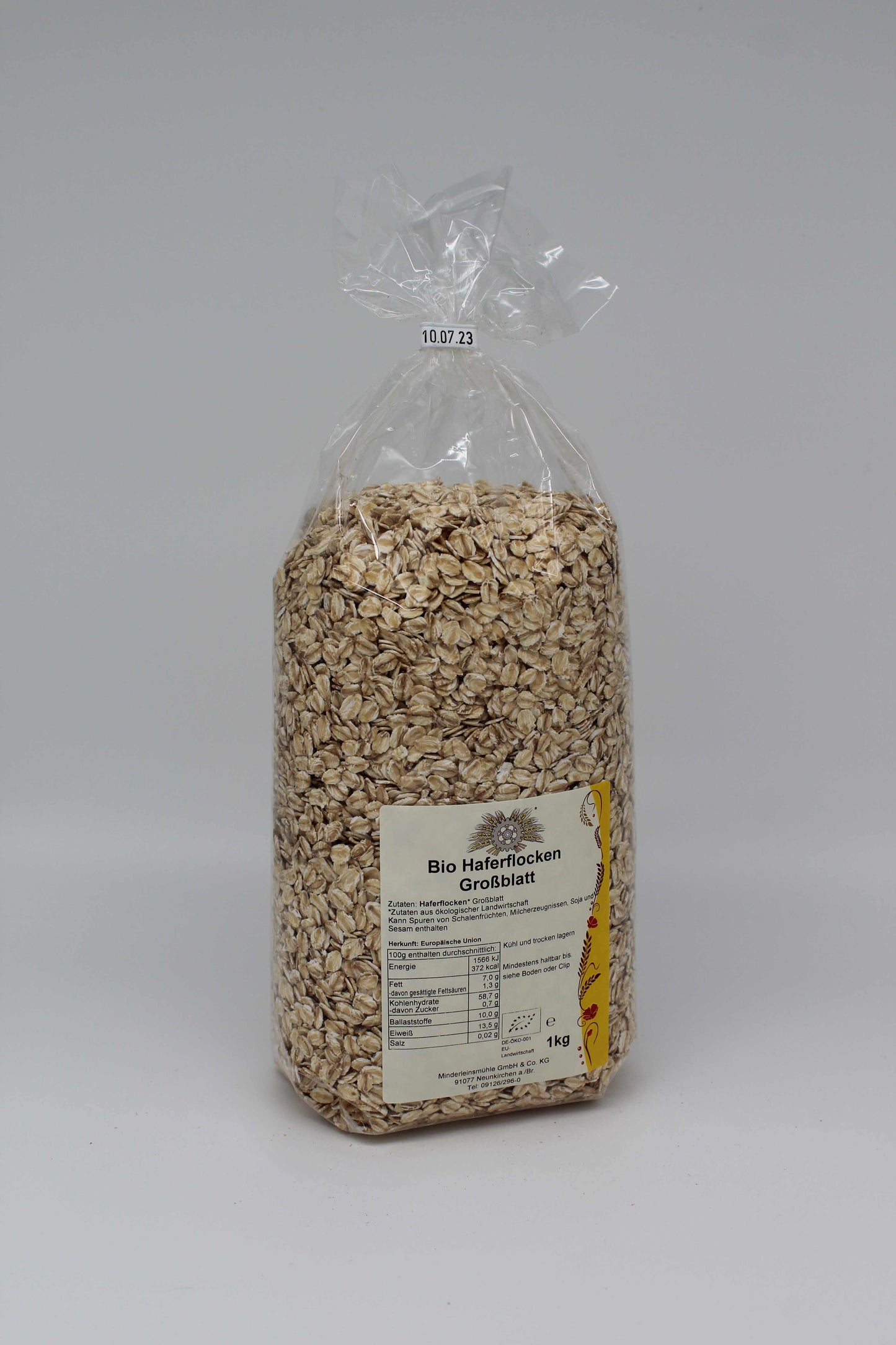 Bio Haferflocken Großblatt 1kg