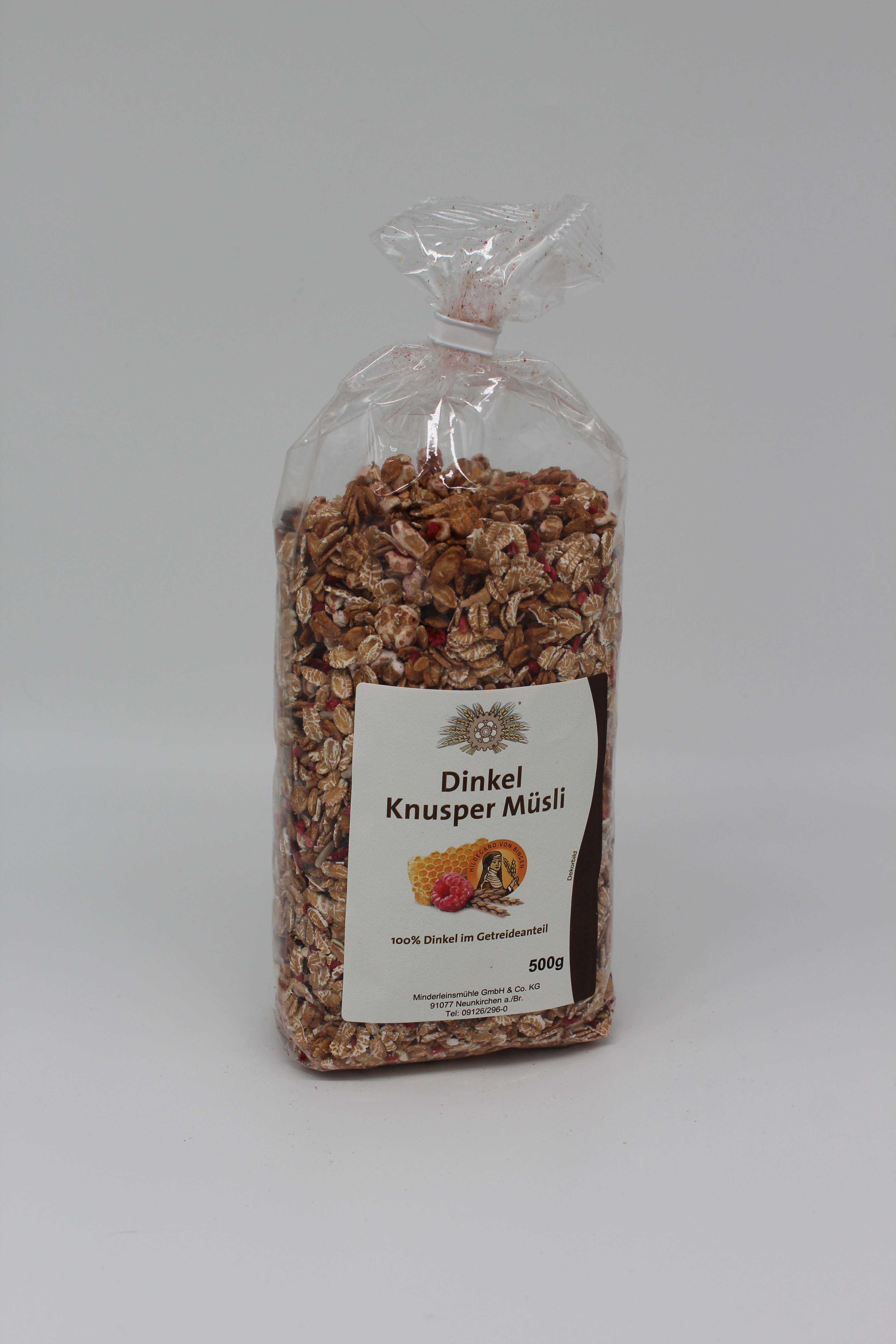 Dinkel Knusper Müsli 500 g – Mehlothek Dinkel Knusper Müsli 500 g – Mehlothek