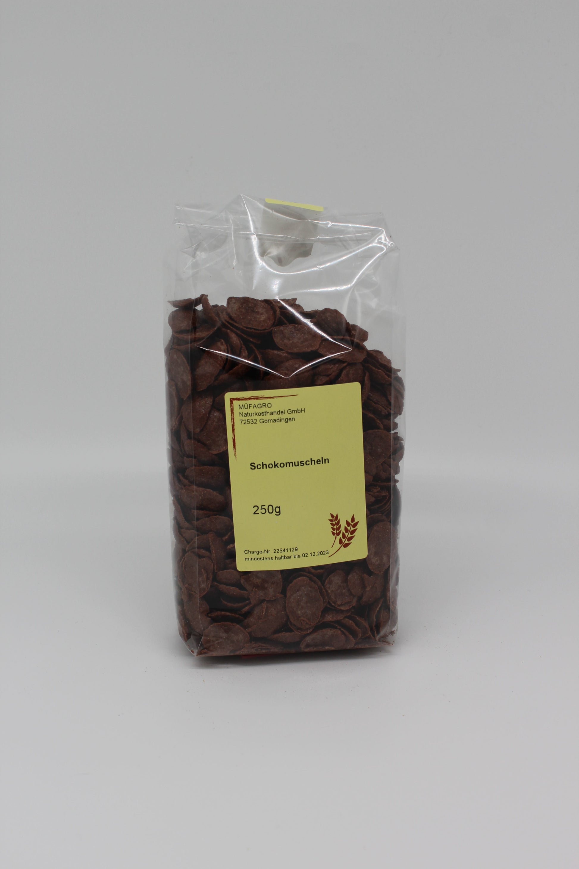 SchokoMuscheln 250 g Mehlothek