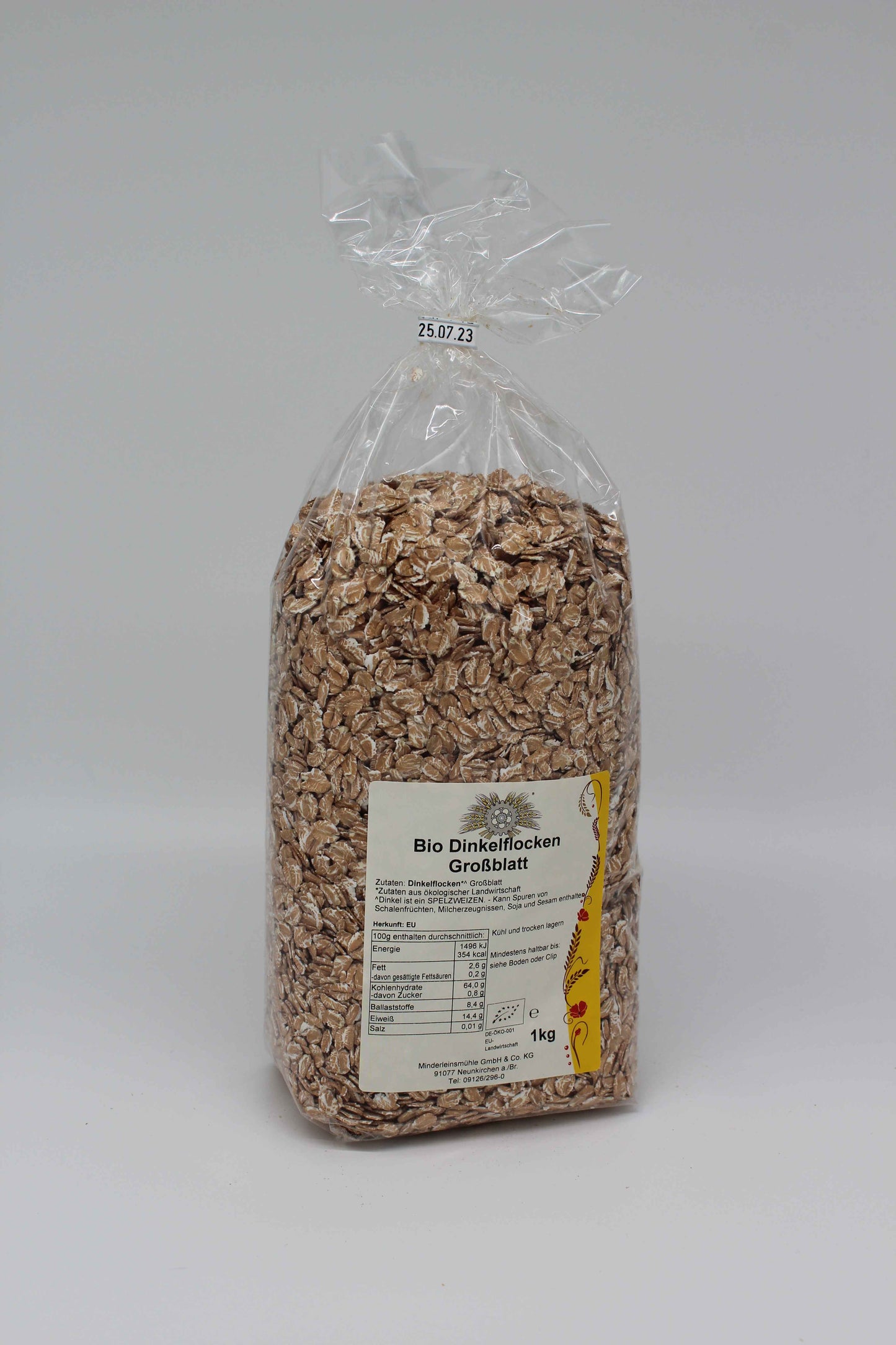 Bio Dinkelflocken Großblatt 1kg