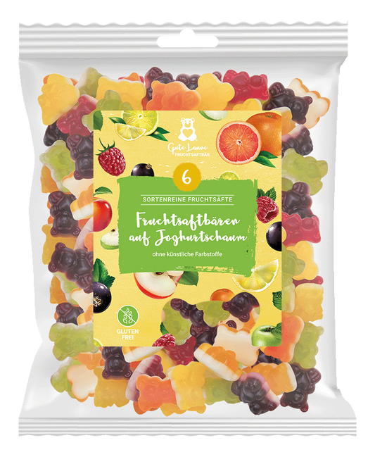 Fruchtsaftbären auf Joghurtschaum 500g
