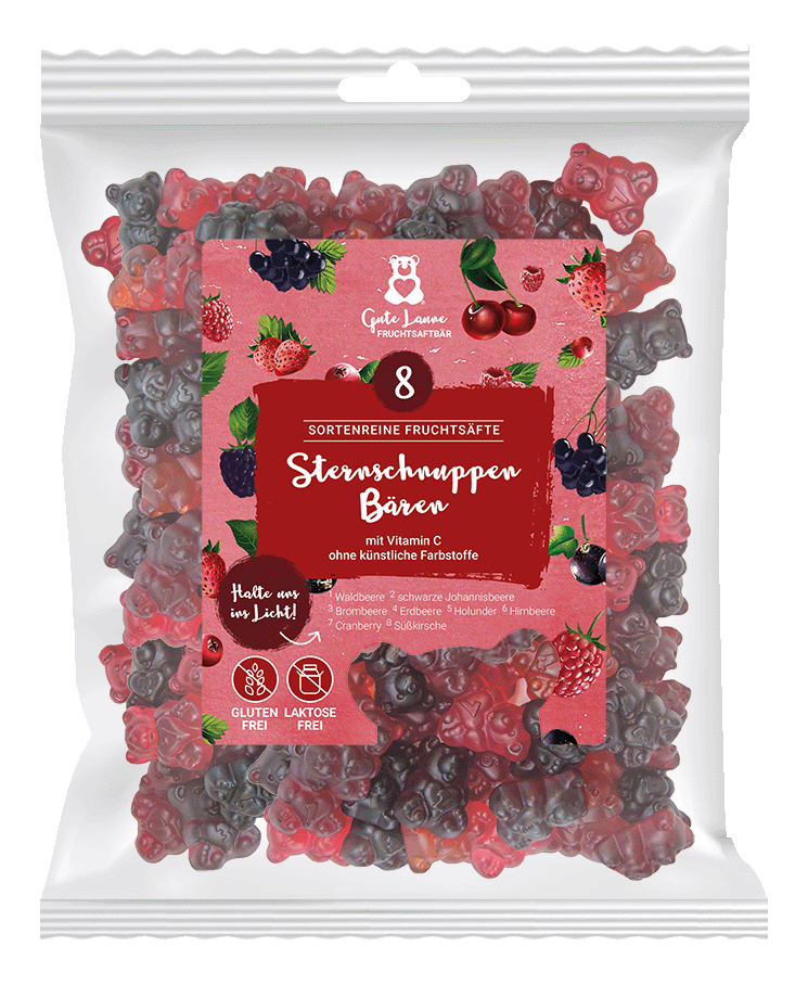 Gute Laune Gummibären 500g Rot